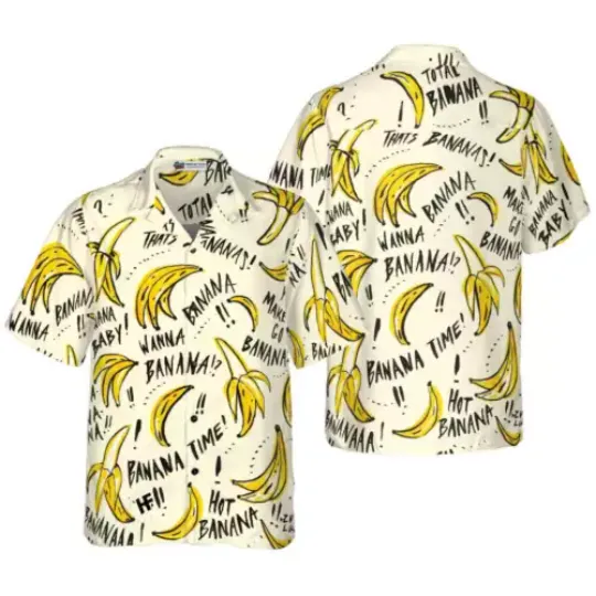 Banana Wanna Aloha Hawaiian Shirt