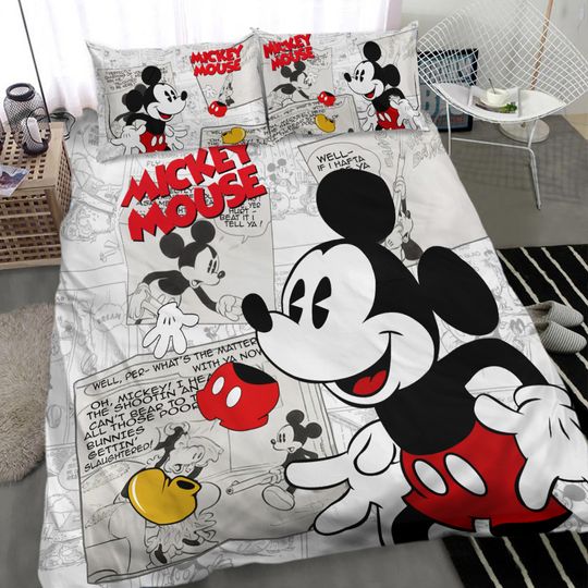 Disney Mickey Mouse Comic Bedding Set |