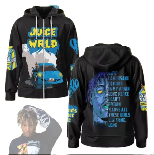 Juice WRLD Legend Never Die Hoodie Zip