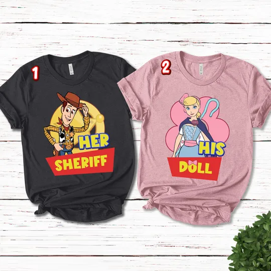 Woody And Jessie Where I Go Trouble Follows Shirt | Toy Story Couple Matching Shirts | Disneyland Couple Valentine Shirt