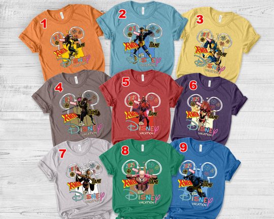 Marvel Est Superhero _97 Character Group T-Shirt, Superhero Shirt, Marvel Comics Gift, MCU Fan Tee, Marvel Matching Family Shirts