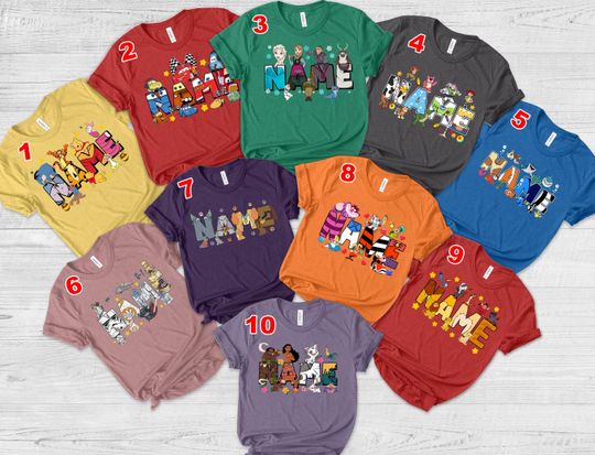 Custom Winnie The Pooh Family Matching Shirt, Crew Tee, Personalized Gift, Mother's Day