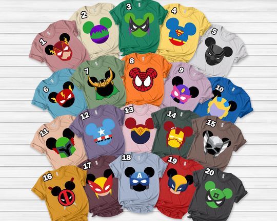Avengers Mickey Ears Shirts , Matching Family Shirts, Family Trip Shirts, Matching Family Shirts, Superhero Shirts,Avengers Shirt