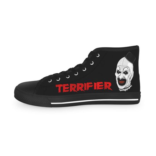 Terrifier High Top Sneakers, Halloween Gifts for Fans