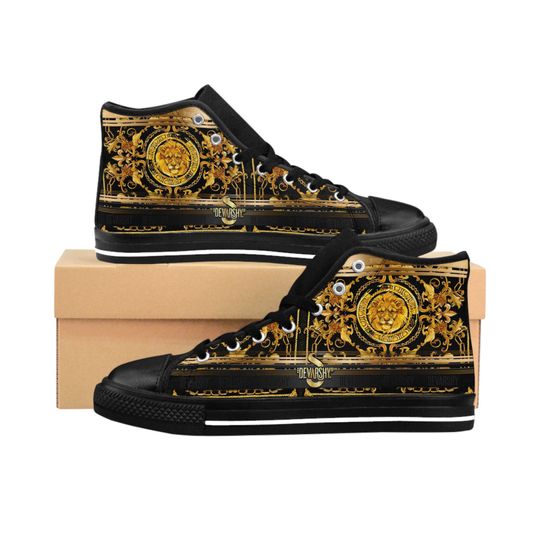 Baroque Lion Shoes High-top Sneakers