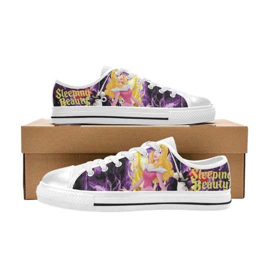 Sleeping Beauty Low Top Shoes Sneakers