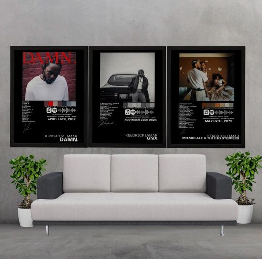 Kendrick Lamar Album Cover Posters ,  Hypebeast Room Decor, Minimalist Best Decor, Hyper gift idea