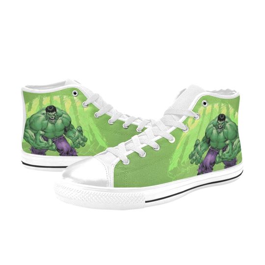 HULK High Top Canvas Sneakers, HULK Hero Sneakers