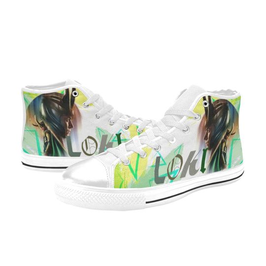 Loki High Top Canvas Shoes, Loki Hero High Top Sneakers