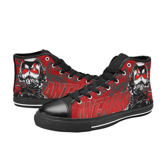 Ant Man Inspired High Top Canvas Shoes