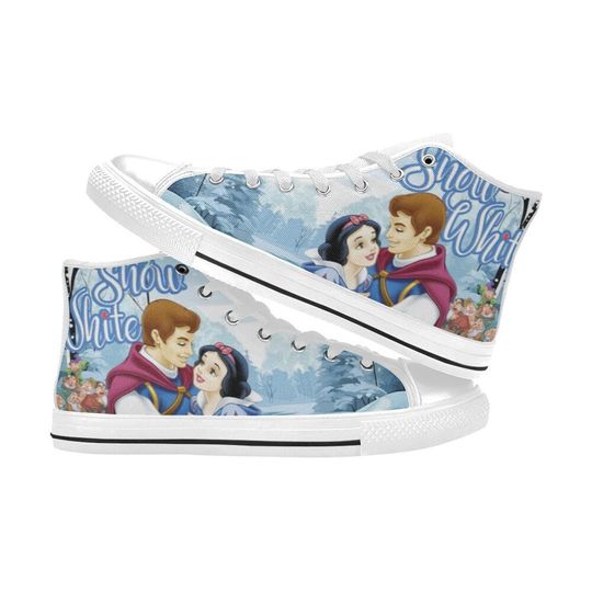 Snow White Inspired High Top Sneakers