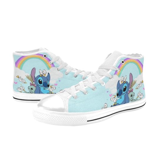 Stitch High Top Canvas Shoes, Stitch & Lilo Sneakers