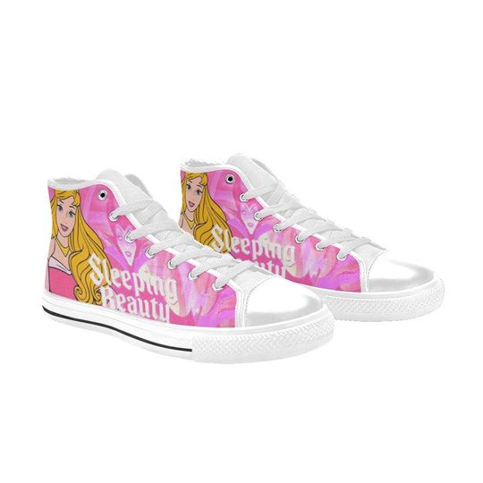 Sleeping Beauty High top Sneakers, Briar Rose Sneakers