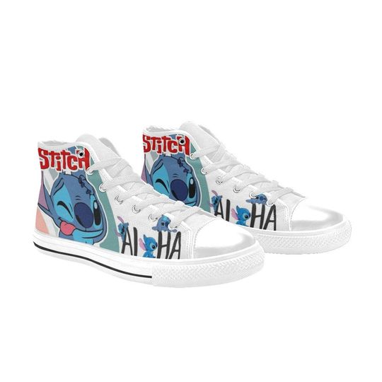 Stitch High top Sneakers, Stitch Aloha High top Sneakers