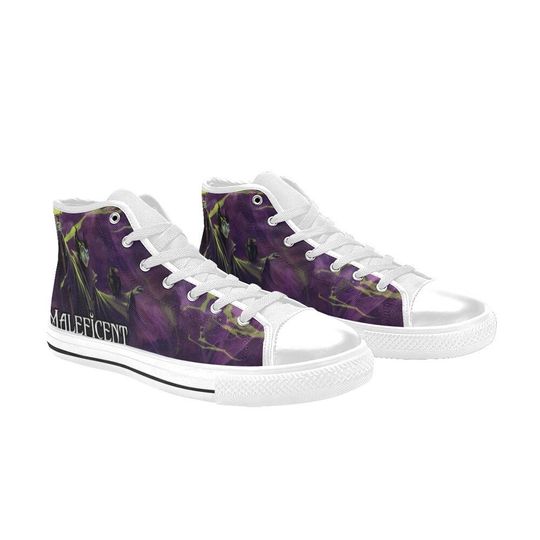 Maleficent High Top Sneakers, Maleficent Witch Sneakers