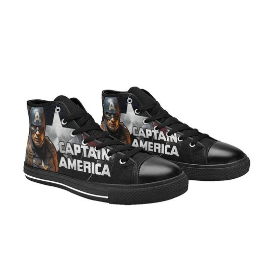 Captain America High top Sneakers, Captain America Hero Sneakers