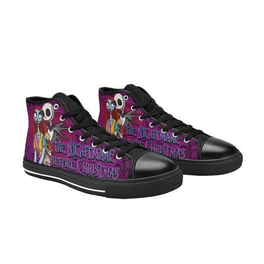 Discover The Nightmare Before Christmas Hightop Sneakers, Jack Anf Sally Sneakers