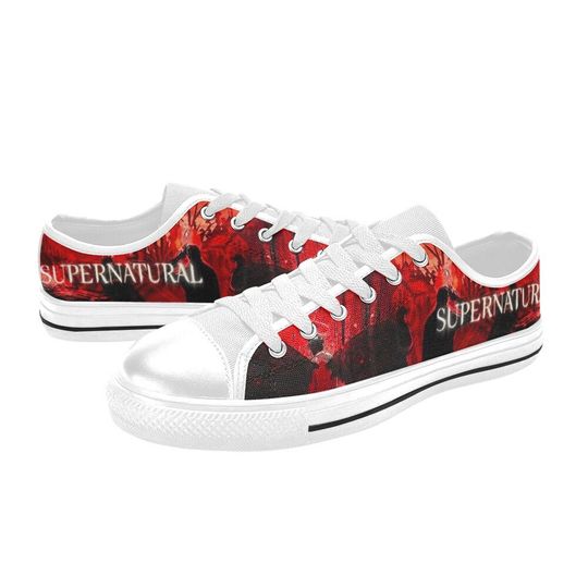 Supernatural Low Top Sneakers, Supernatural Canvas Shoes