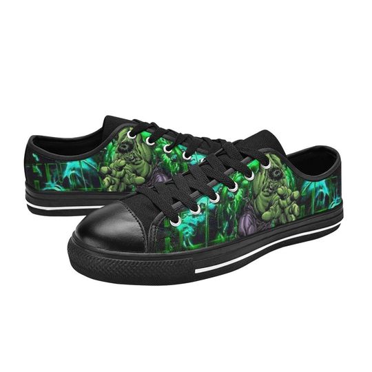 Hulk Low top Sneakers, Hulk Canvas printed Shoes