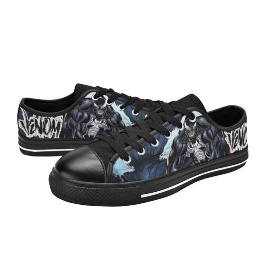 Venom Low top Sneakers, Venom Canvas printed Shoes