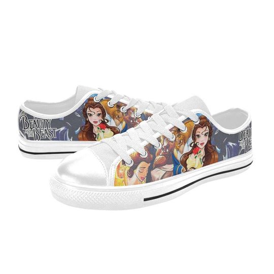Beauty and The Beast Low Top Sneakers