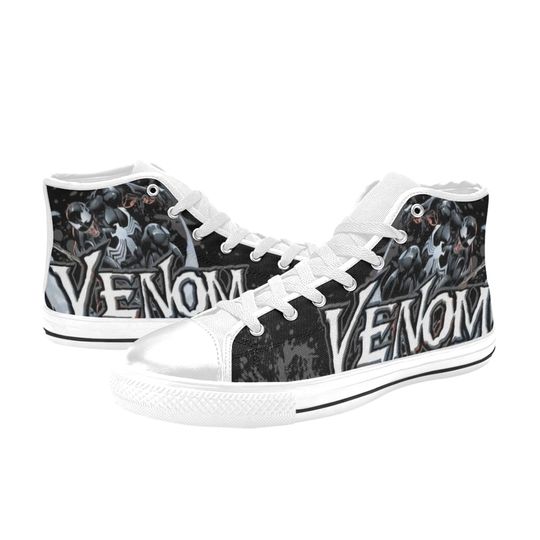 Venom Canvas High Top Sneakers, Venom Best for Gift