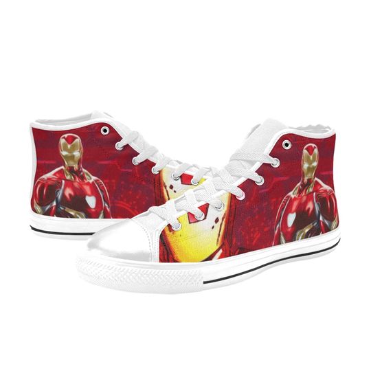 Iron Man Canvas High Top Sneakers, Hero High Top Sneakers