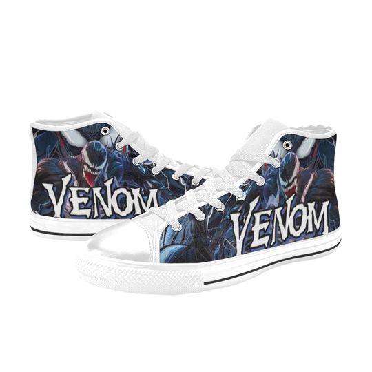 Venom Canvas High Top Sneakers, Venom Sneakers