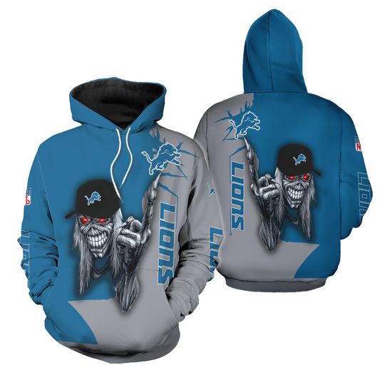 Lions Football Champion 3D Hoodies, Lions Christmas 3D Sweatshirts, Detroit Football 3D Hoodies, Detroit Football Fan Gifts