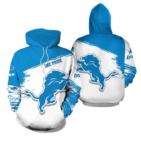 Detroit Lions One Pride Men Hoodie Joggers Sets, Lions Football Hoodie