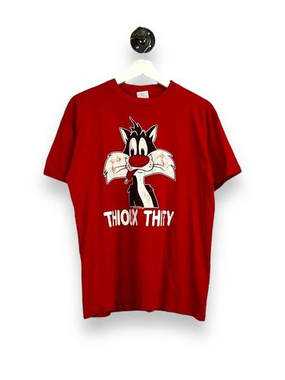 Vintage 90s Looney Tunes Sylvester The Cat Thioux Thity T-Shirt