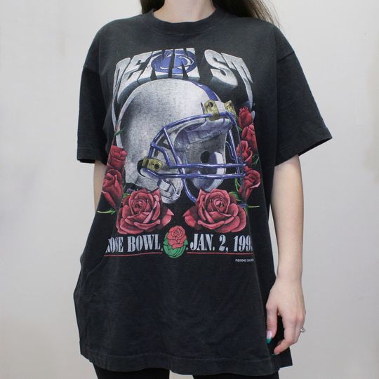 Vintage 90s Penn State Nittany Lions Tee 1995 Rose Bowl- Penn State Rose Bowl 1995