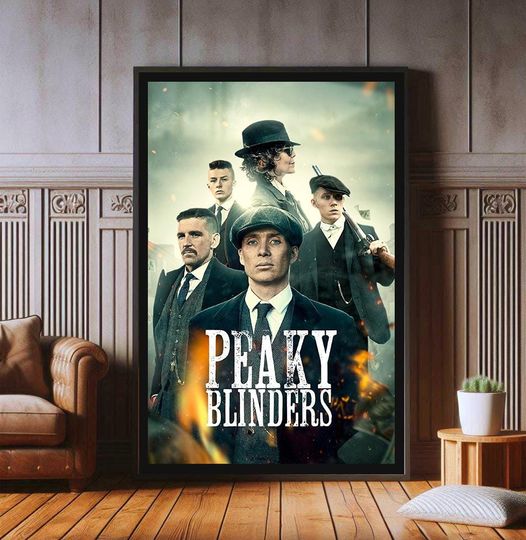 Peaky Blinders Movie Poster, High Quality Canvas Print, Popular Poster Prints for Wall Aesthetic Decor