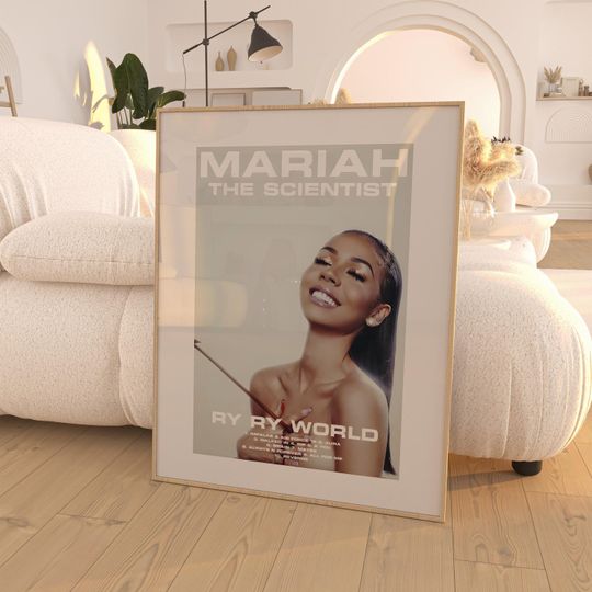Mariah the Scientist - RY RY WORLD Album Poster / Room Decor / Music Decor / Music Gifts / Mariah the Scientist Art