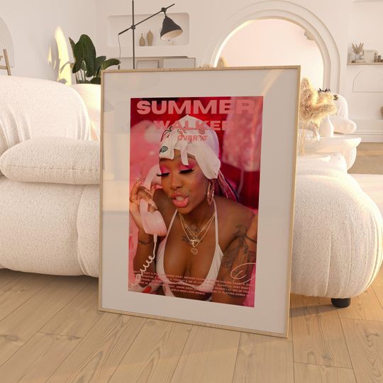 Summer Walker - Over It Album Poster / Room Decor / Music Decor / Music Gifts / Summer Walker Poster