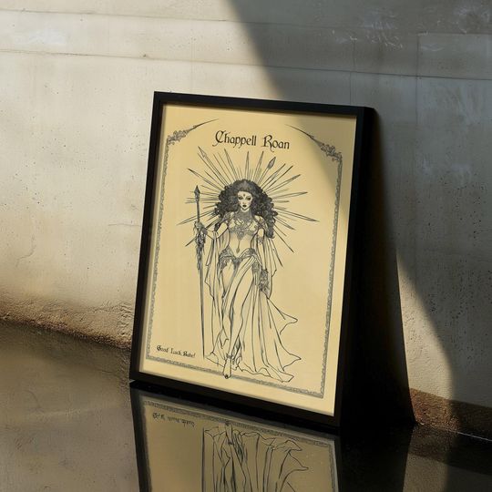 Chappell Roan "Good Luck, Babe" Music Poster - Album Cover LGBTQ+ Art, for Music Lovers, Vintage Medieval Illustration