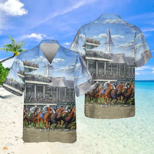 Kentucky Derby Horse Racing Hawaiian Shirt, Hawaiian Shirts For Men Women