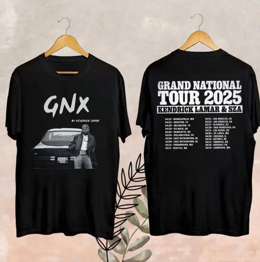 Grand National Tour Shirt, Grand National Tour Merch, Kendrick Lamar Fan Gift, Kendrick Lamar Tour 2025 Fan Shirt, Kendrick Lamar