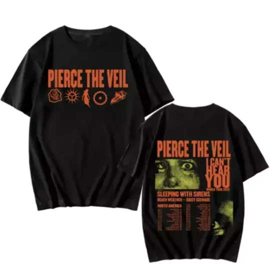 Pierce The Veil I Can't Hear You World Tour 2025 T-shirt
