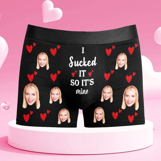 Personalized Boxers for Husband, Custom Face Underwear for Men,Custom Boxers with Picture,Custom Boyfriend Husband Gift,Valentine's Day Gift