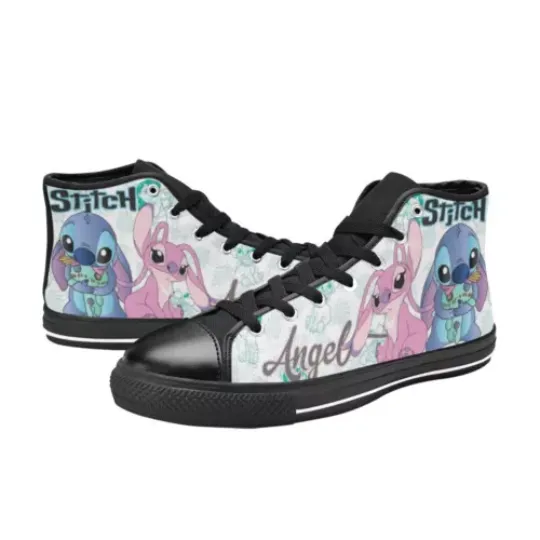 Ohana Stitch Angel High Top Sneakers