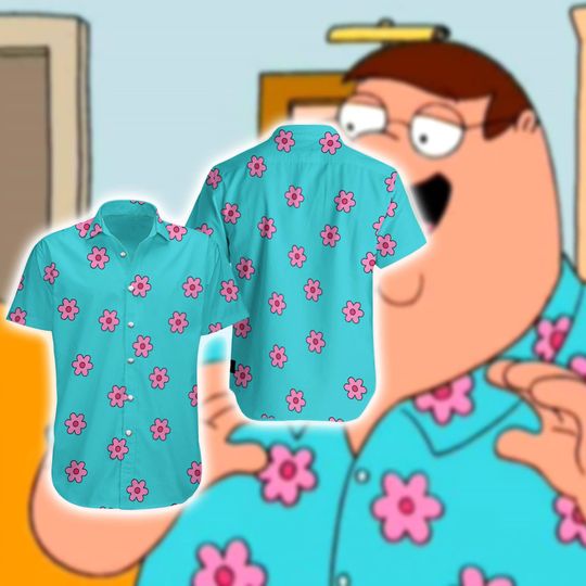 Peter Griffin Hawaiian Summer Hawaiian Shirt | Family Guy Hawaiian Shirt | Peter Griffin Family Guy Beach Hawaiian Shirt