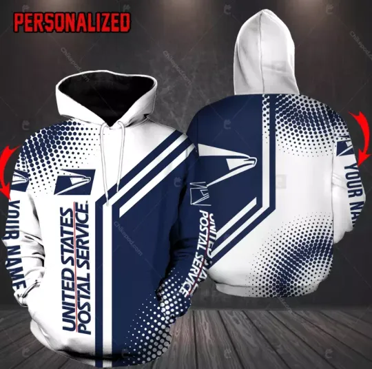 Personalized Name Postal Worker 3D All Over Printed Hoodie