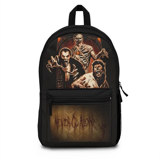 Halloween Monsters Backpack, Universal Studios Backpack, Dracula Backpack, Mummy Backpack, Wolfman Backpack, Halloween HN