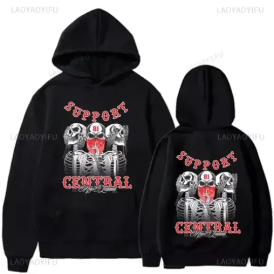 Hells Angels Hoodie Men Unisex Streetwear Autumn Winter Tracksuit Essentials