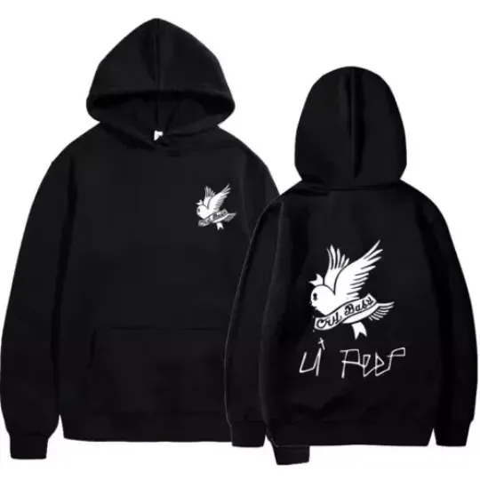 Lil Peep Unisex Hoodie Graphic Design Front and Back Hooddie