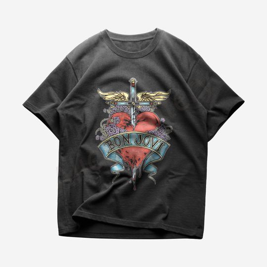 Discover Bon Jovi T-shirt | Rock Band T-shirt | Cotton Tee