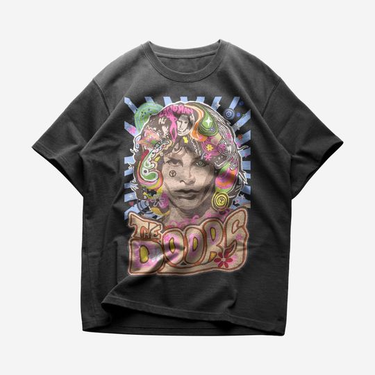 The Doors T-shirt - Rock Music Shirt - The Doors Merch - Unisex Cotton Tee