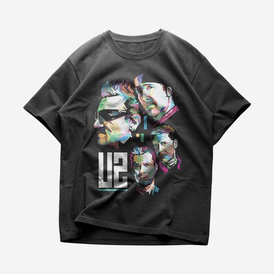 U2 T-shirt - Rock Music Shirt - U2 Merch - Unisex Cotton Tee