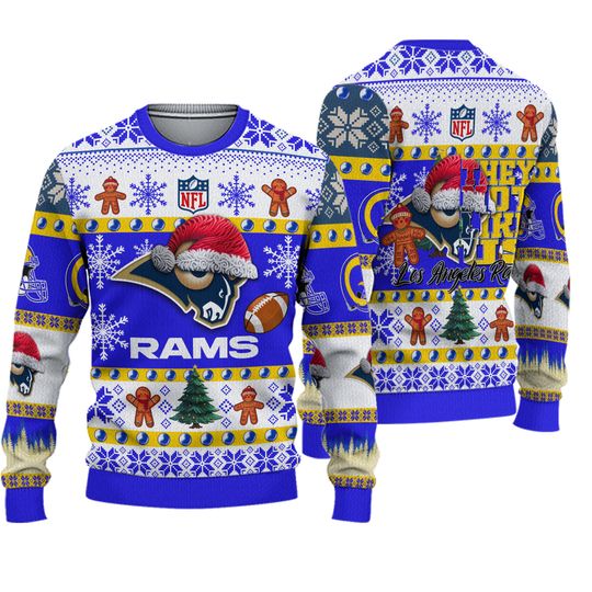 Los Angeles Rams Football They Not Like Us Christmas Ugly Sweater